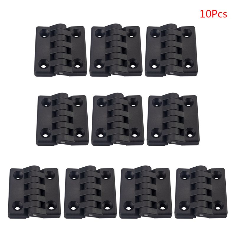 10PCS Nylon Plastic Butt Hinge Drawer Jewellery Case Hinges for Wooden Box Cabinet Furniture Hardware