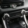 Trim Carbon Fiber Console AC Switch Control Panel 1PCS For Toyota RAV4 -