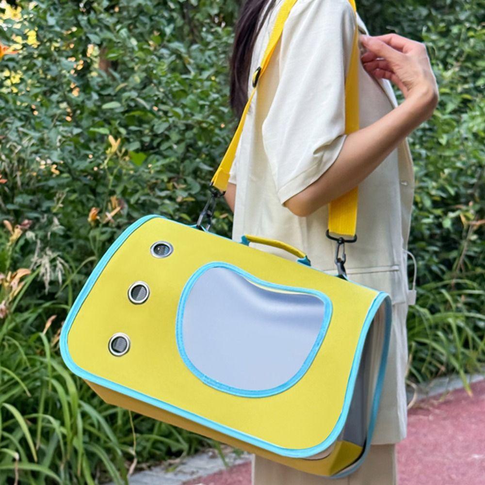 Multi Functional Pet Outing Bag Breathable Foldable Cat Bag  Outdoor Activities