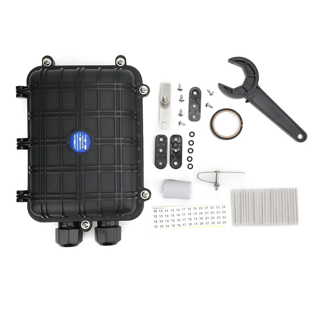 

1 в 1 з горизонтального оптоволоконного з’єднувального корпусу IP68 Водонепроникна з’єднувальна коробка для волоконно-оптичних кабелів