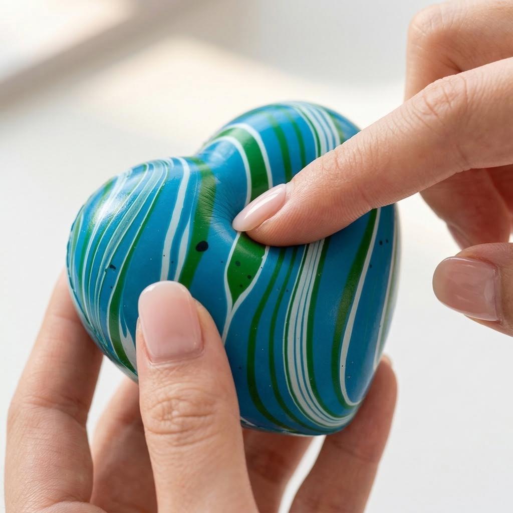 Flowing Heart Egg Maltose Slow  Stress Relief Toy(Random Item)