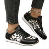 Sneakers women's spring new large-size thick-soled color matching casual low-top sports shoes
