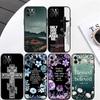 MH21 Bible verse Jesus Phone Shell Case for Redmi Note 8 9 10 11 11S 10C 10X 10A 10T 9A 9C 9T 9S 8T Pro Max Plus Prime