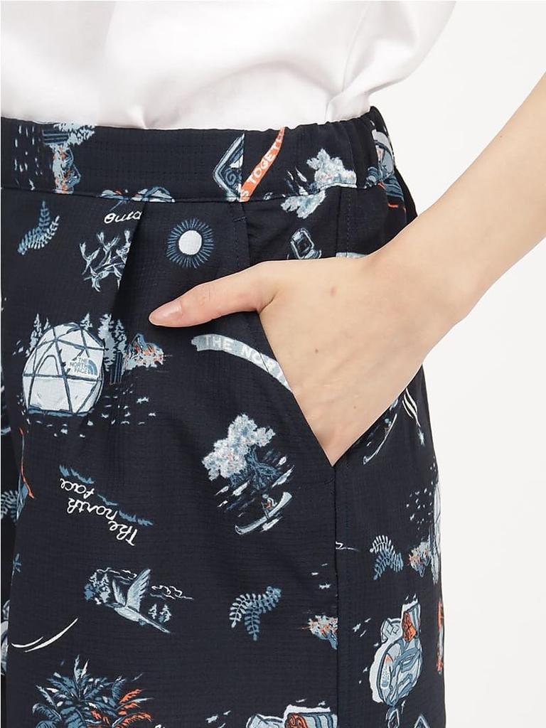 The North Face Aloha Vented UV TNF Botanical Velikost L Šortky, Dámské, Lehké, Vodoodpudivé, Ochrana, Zelené,