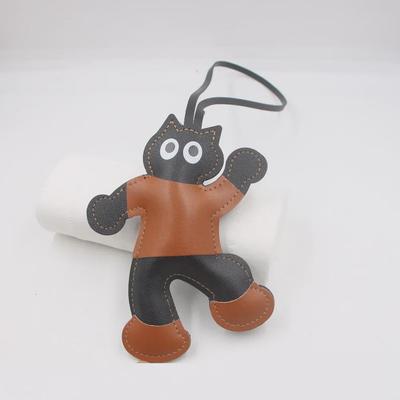 Leder Cartoon Puppe Paar Tasche & Gepäck Anhänger Zubehör