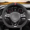 Original Steering Wheel Braid For Kia Stinger 2017 2018   Hand Sewing Car Steering Wheel Cover Soft Suede Leather Trim