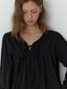 Liel Florence Ribbon Blouse (Black)