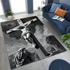 New Pray Jesus Rug for Bedroom Living Room Sofa Home Doormat Decor, Large Kids Play Non-slip Floor Mat