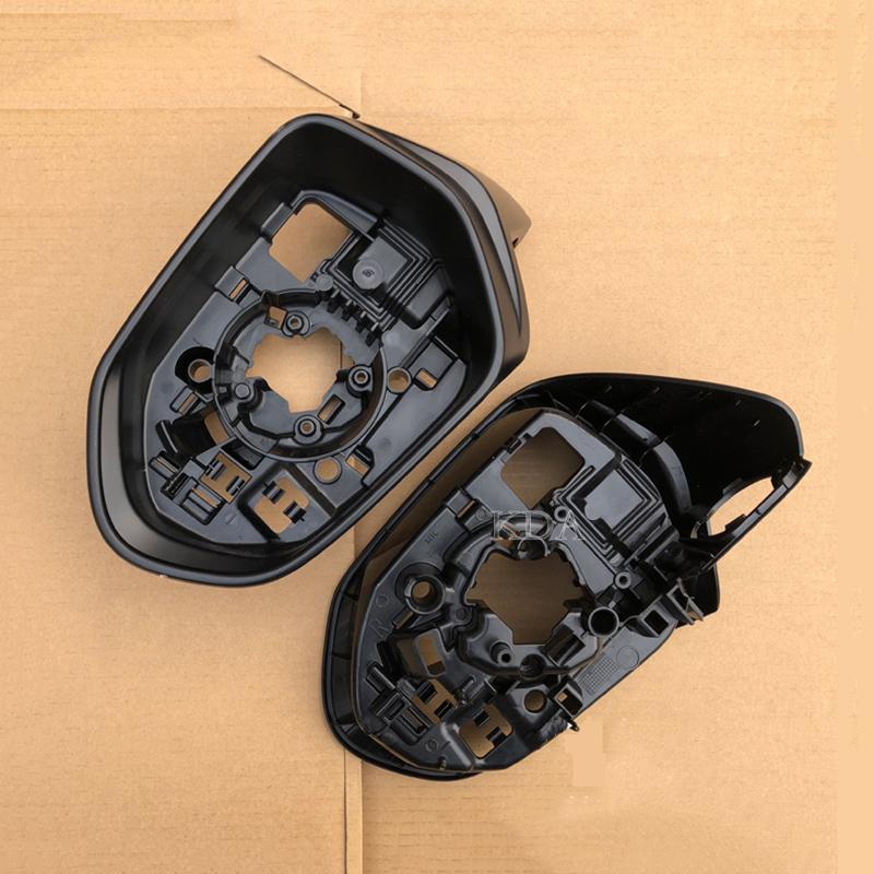 Auto Links Rechts Hinten Totwinkelwarnung Beheiztes Spiegelglas Abdeckung Rahmen Blinker für Toyota Camry