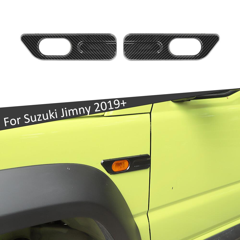 Fender Turning Light Signal Cover Trim Bezel For Suzuki Jimny 2019+ Carbon Fiber
