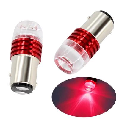 STONEGO Auto 12V LED Rückleuchte Bremslicht Stroboskop Blinkende LED Lampe Motorrad Warnlicht Glühbirne Rot Stärkeres Licht