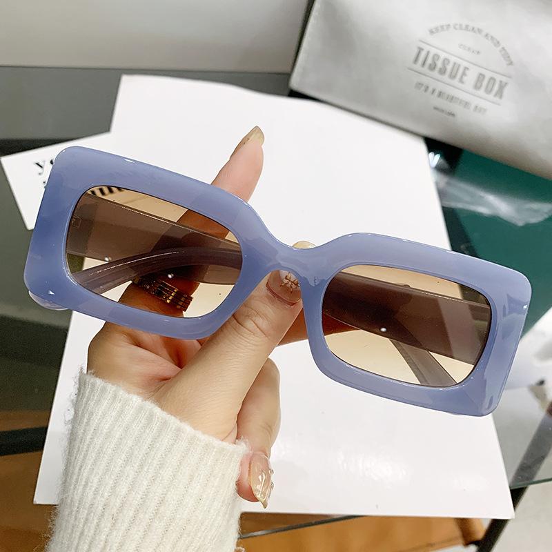 New Vintage Square Sunglasses Women Men Brand Rectangle Sun Glasses Female Oval Eyewear Oculos De Sol for Male Female Eyeglasses