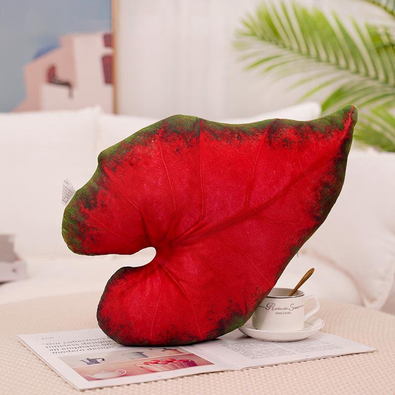 Tropical Plants Pillow for Living Room Sofa Cushion Leaf Pillow Turtle Back Decorative  Green Bedroom Leaves Plant Cushion