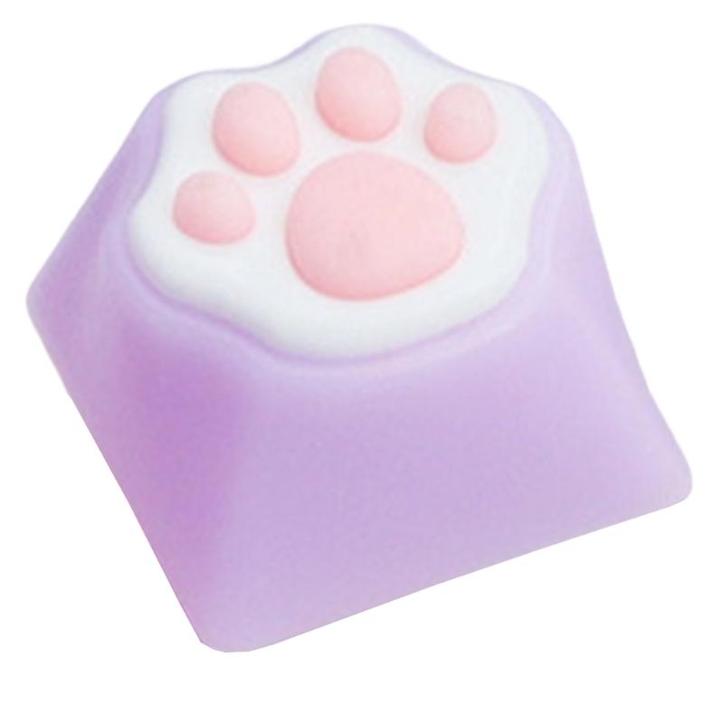 Kitty Paws CatPaw Handmade Customizeds Silicone Keycap for Switches Mechanical Keyboards