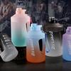 1500/2300/3780ml Large Capacity Ergonomic Handgrip Water Bottle Food Grade Leak-proof Lid Big Water