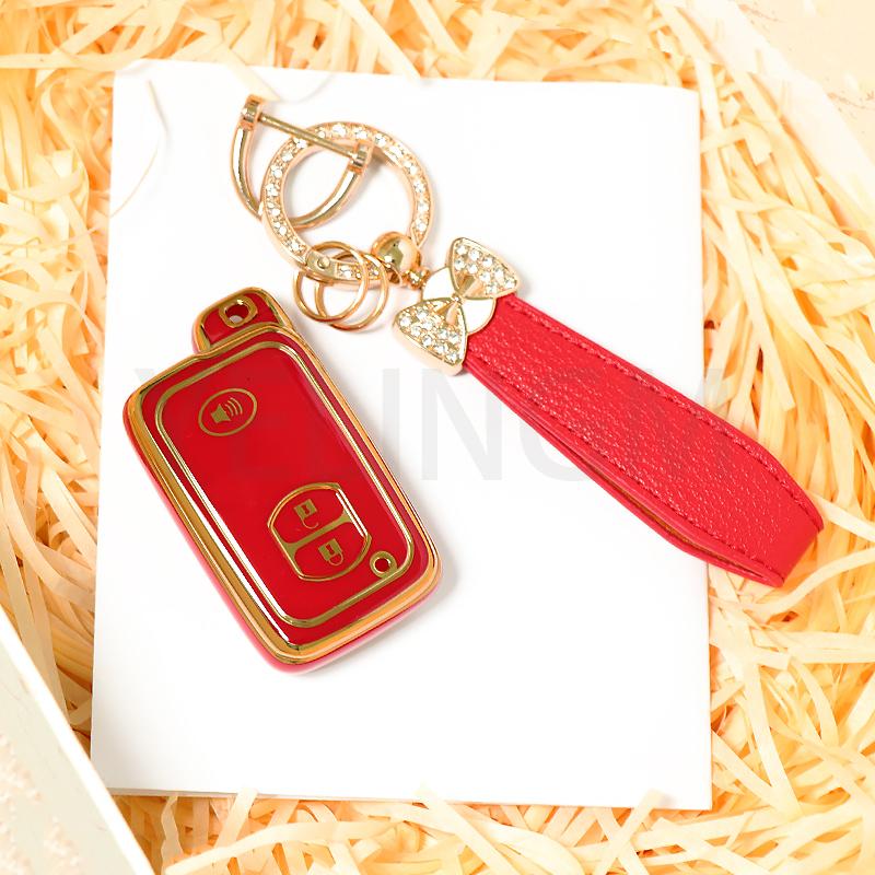 Suport husă carcasă pentru Toyota Yaris Corolla Vitz RAV4 Land Cruiser Camry Highlander Prado Prius Carcasă telecomandă auto fob