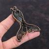 Підвіска з кістки динозавра, підвіска, обплетена мідним дротом, підвіска у вигляді риби, прикраси з дорогоцінним камінням з кістки динозавра, ручна робота, підвіска в стилі бохо, мідні прикраси для подарунка