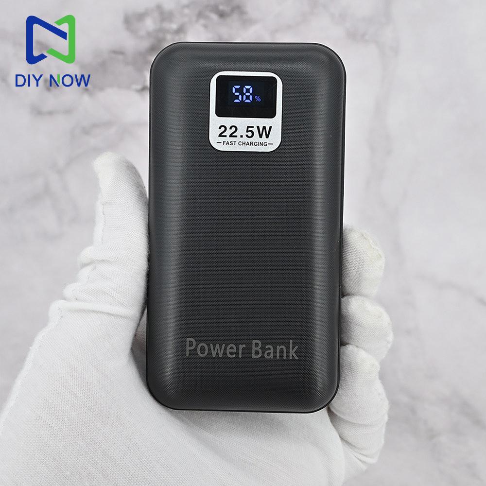 21700 DIY Housing Battery Power Bank Battery Case 22.5w Super Fast Charging Mainboard 21700 Batteries Detachable Box No battery