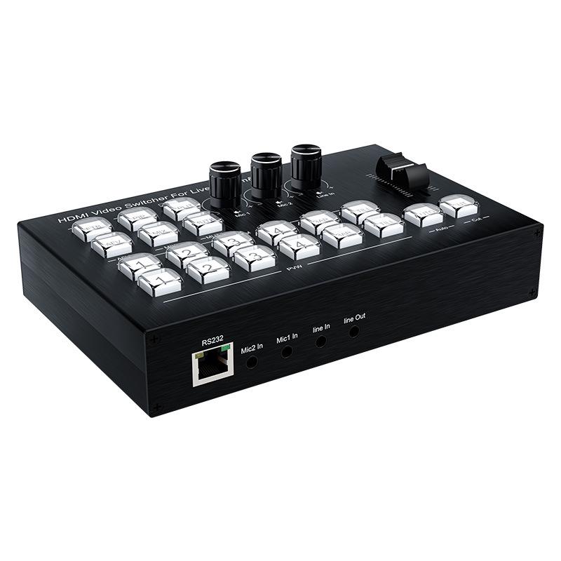 4x2 HDMI Switcher with Type-C Capture & OSD Display - 4-Channel Game Switch
