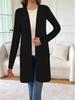 European & American Plus Size Women's Autumn/Winter Long Sleeve Loose Pocket Cardigan Knit Sweater Coat