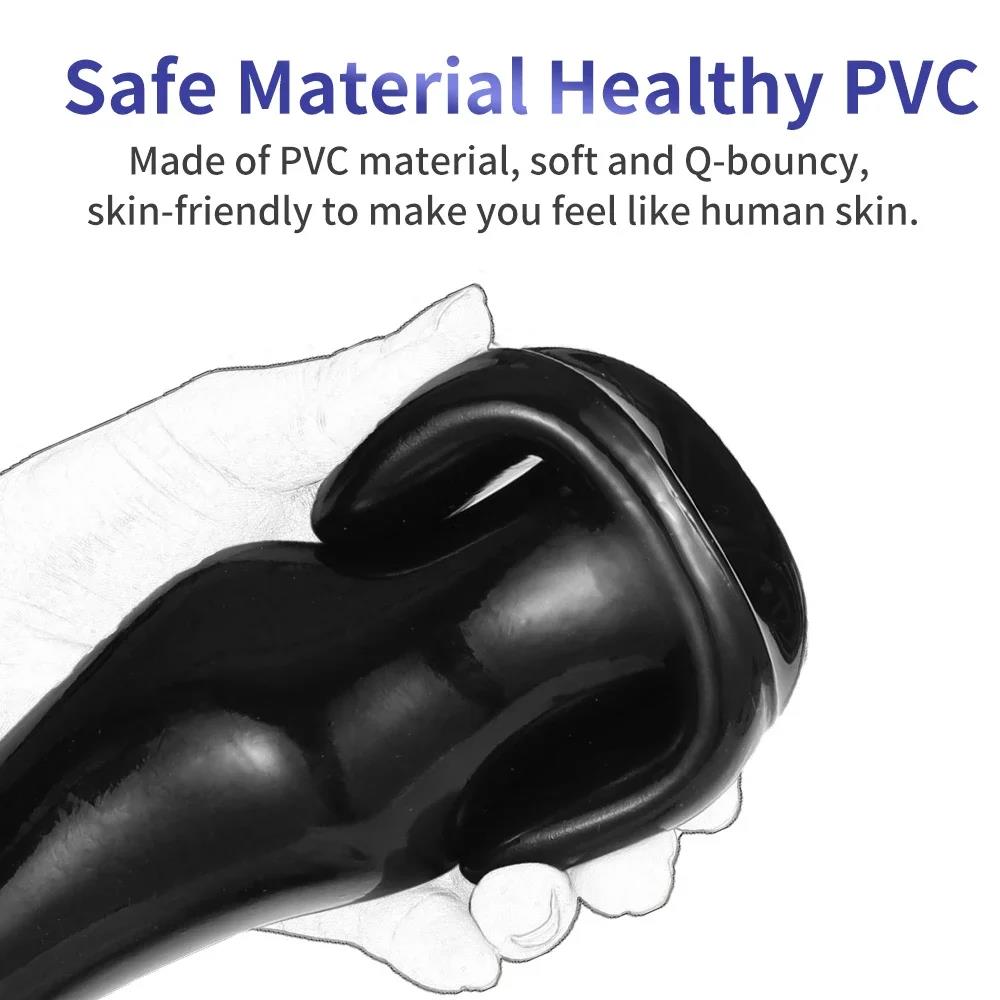 Adult Sex Toys Anal Plug Set 3 Size Soft Buttplug with Flared Base 15/19/24cm Prostate Massager Training for Men
