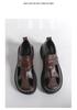 Men's Summer Casual Closed-Toe Perforated Sandals - Outdoor Business Buckle Design
