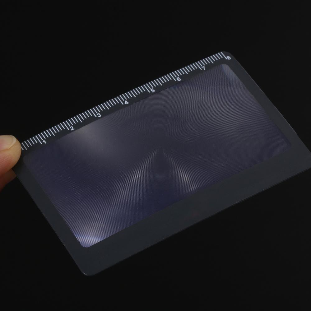 Glass Fresnel-linse Forstørrelsesark Utendørs Fokusert Antennelse Bokside Forstørrelse X3 Forstørrende