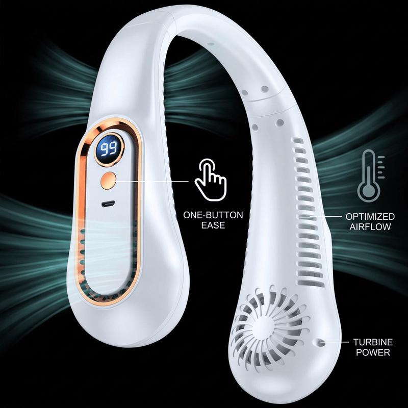 WEX-FX-062 Portable Bladeless Neck Fan