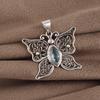 Natural Sky Blue Topaz Gemstone 925Sterling Silver Designer Pendant 1.5" For Mother's Day Gift CP-41-8