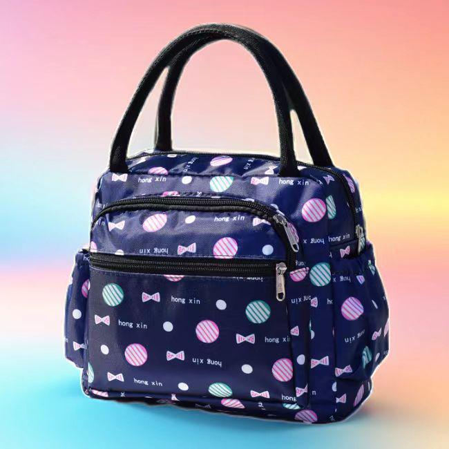 2025 High-End Multi-Pocket Floral Women's Tote Handbag