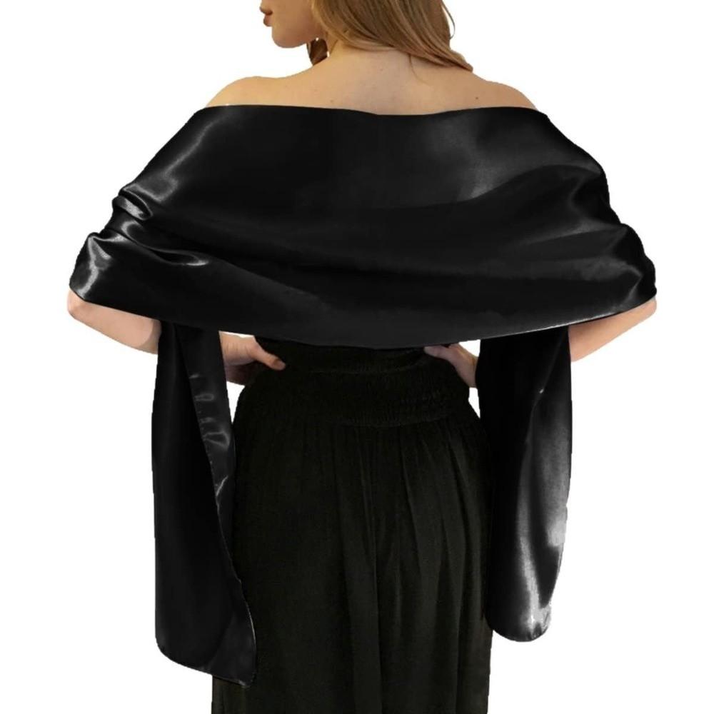 Fashion Soft Chiffon Women Chiffon Shawl Wraps Lightweight Elegant Wedding Party Shawl Long Evening Shawl Lady
