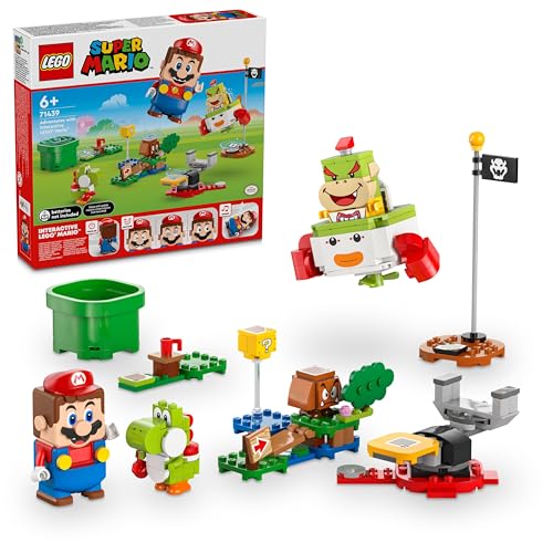 LEGO Super Mario Adventures with LEGO(R) Mario! Toy, Birthday Gift, Educational Building Blocks, for Boys and Girls, Ages 6, 7, 8, and 9, Mario Toy, G