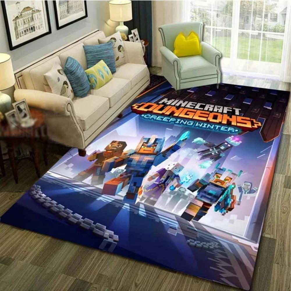 Cartoon Game Characters Carpet  for Living Room Modern Decor Bedroom Non-Slip Soft Rug Kitchen Floor Mat Entrance Doormat