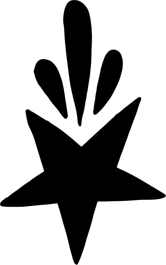 Printtoo Scrap-booking Star Design Craft Textile Wooden Rubber Stamp Square Block-2 x 2