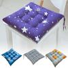 1PC Seat Padded Outdoor Sofa Cushions Indoor Pillow Square Linen With Anti-skid Strap Chair Cushion Printed
