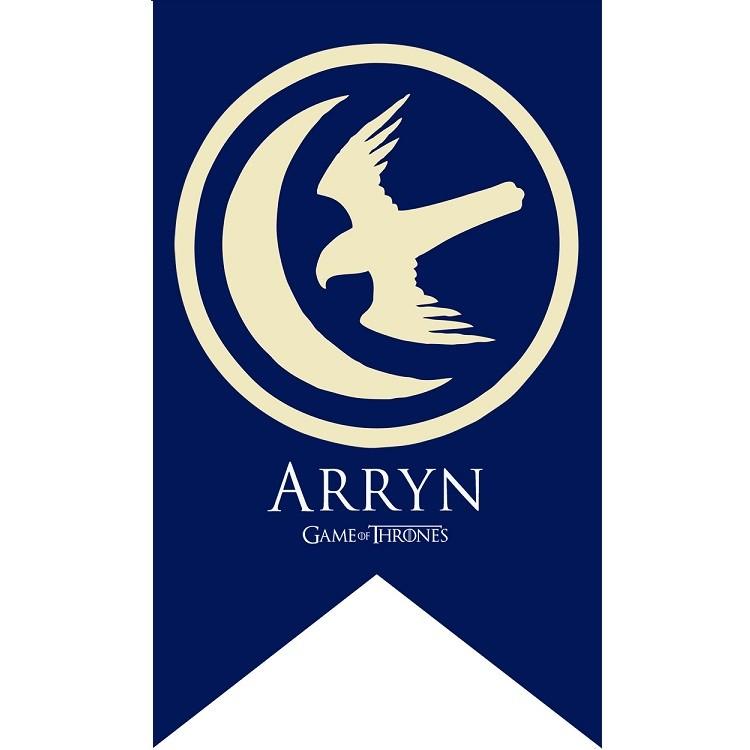 

Печать узора Игры престолов Флаг ласточкин хвост Наружная модная декорация Arryn