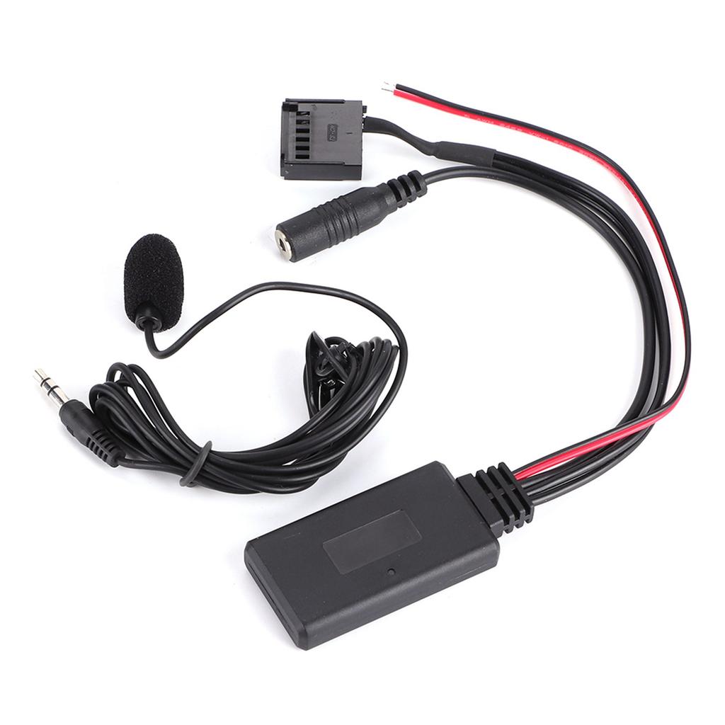 Car Bluetooth AUX‑IN Cable Adapter with Microphone Handsfree Calling Fit for Ford Focus 6000CD