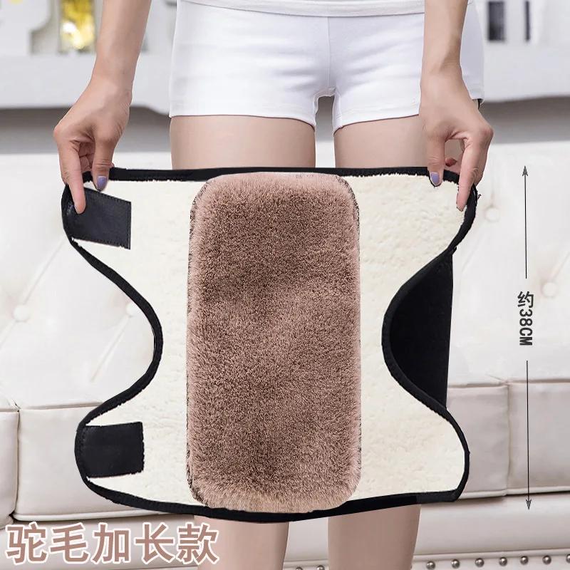 Winter Warme Kniewarmers Verdikt Pluche Twee Laags Verstelbaar Thermisch Koudebestendig Skiën Fietsen Dagelijks Gebruik Buitensporten Artritis