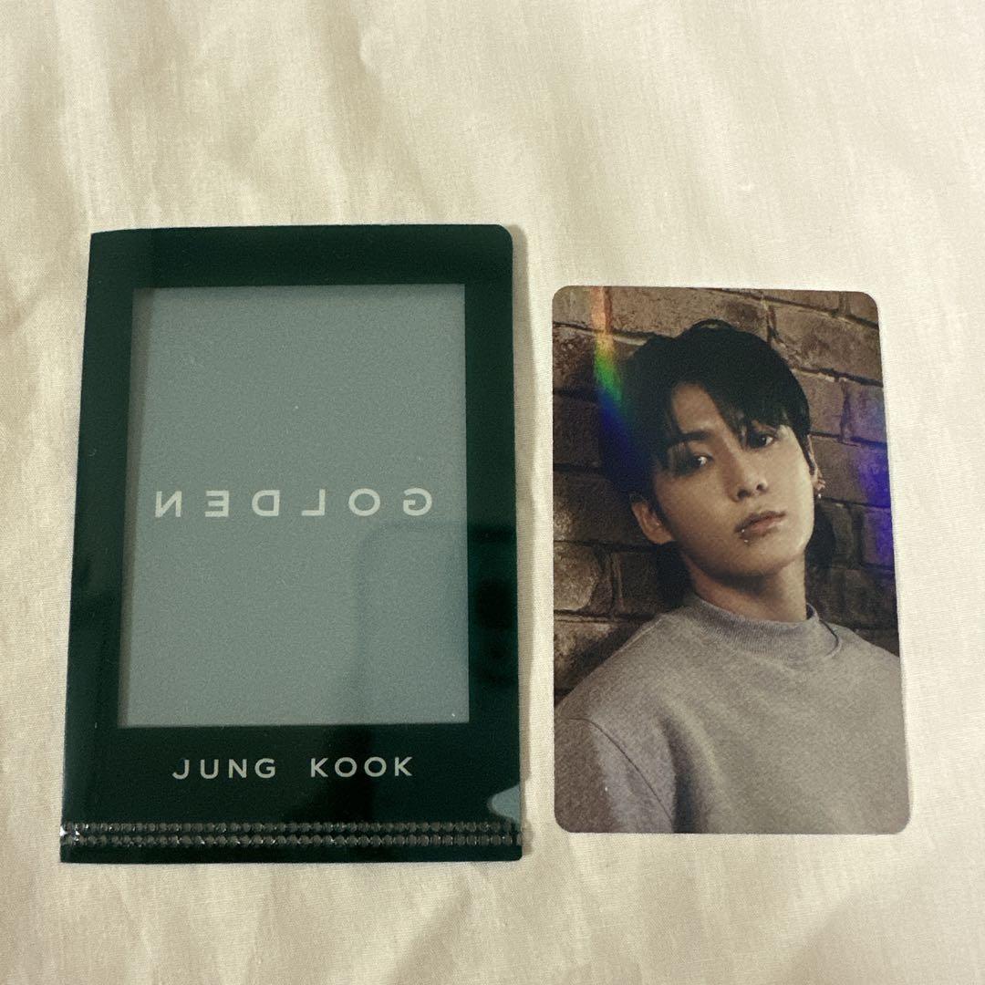 

[USED] Jungkook Golden Hologram Trading Card