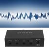 Stereo Sound Preamplifier Aluminum 3 Output Ports 6.5mm Dynamic Microphone 3.5mm Microphone Condense