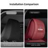 1Pcs Car Seat Headrest Protector Auto Pillow Cover For Mitsubishi Space Delica Ralliart Ex Mirage Jinxuan Galant Attrage Xpander