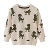 Children Boys Cartoon Crew Neck Long Sleeve Casual Sweatshirt