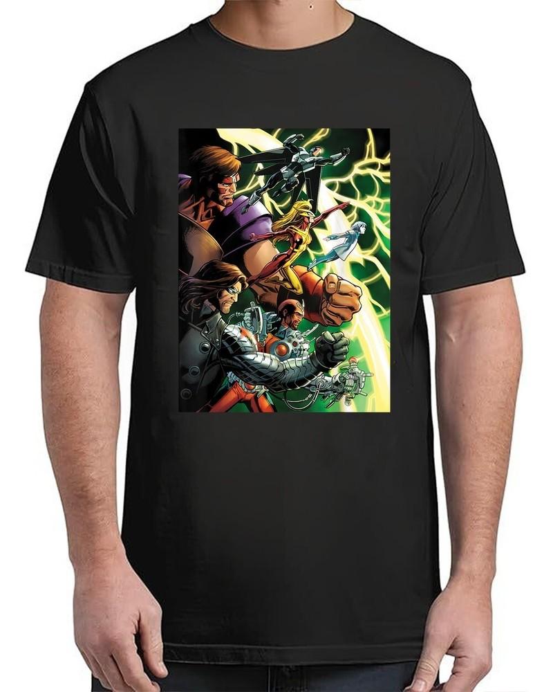 Marvel Thunderbolts Comic Cover Art Vintage Adult S-4XL Unisex T-Shirt