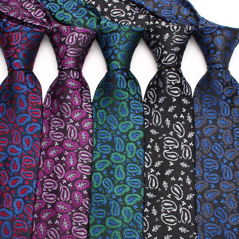 

Rael Men S Cashew Flower Tie, Polyester Business Suit Tie, Hand Tie