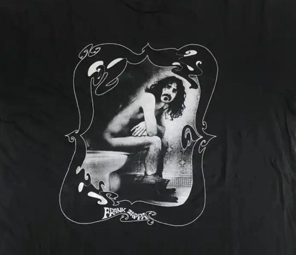 New popular Frank zappa toilet Black Gift Fans T-shirt E301 XL