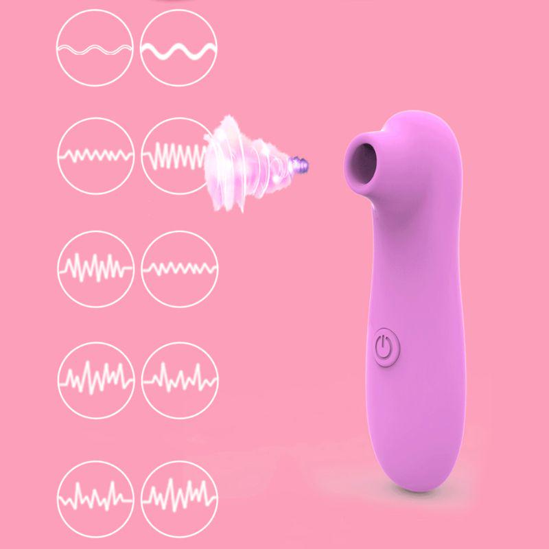 Clitoral Sucking Blowing Vibrator 10 Intensities Modes Sex Toy for Women Clitoris Nipples Suction Stimulator for Couples Gay