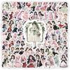 100Pcs Cute And Sweet Lolita Girl Graffiti Stickers For Helmet Bicycle Hand Account Pencil Case Decals Sticker Story Store