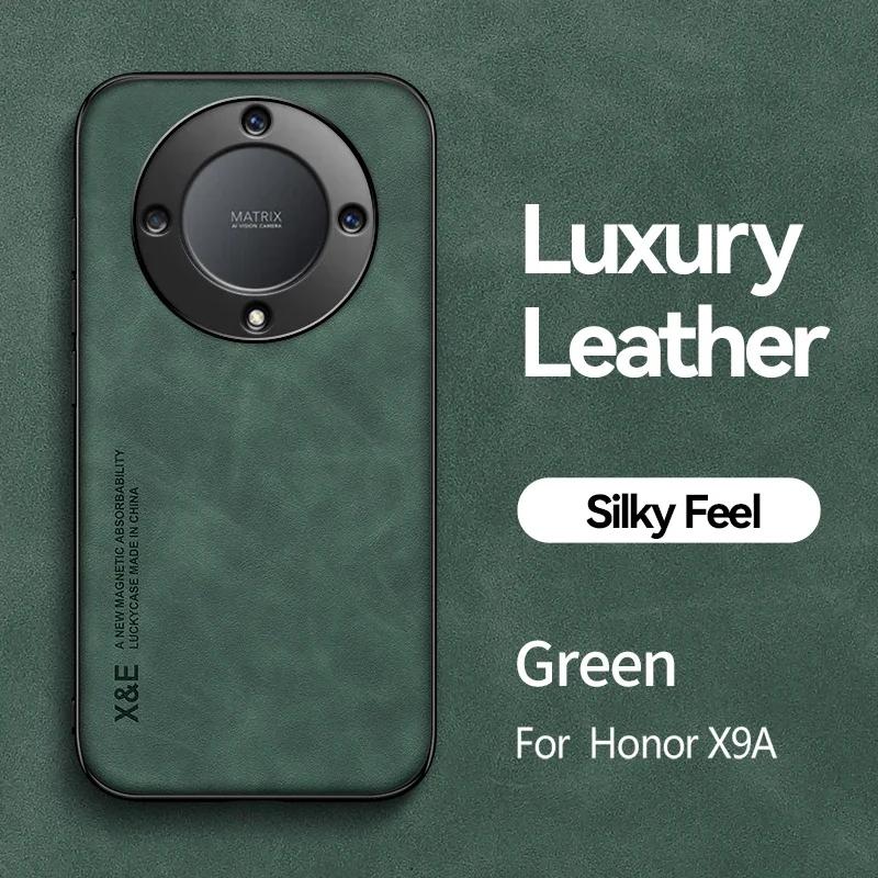 Magnetic Suede Leather Case For Honor Magic5 Lite Magic6 Lite 5G Shockproof Matte Silicone Soft Case Cover