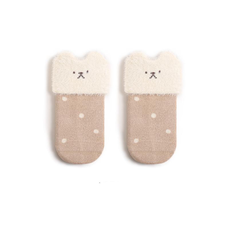 Winter Warm Baby Socks Thick Cartoon Newborn Mid Tube Socks Soft Kids Socks For Boys And Girls