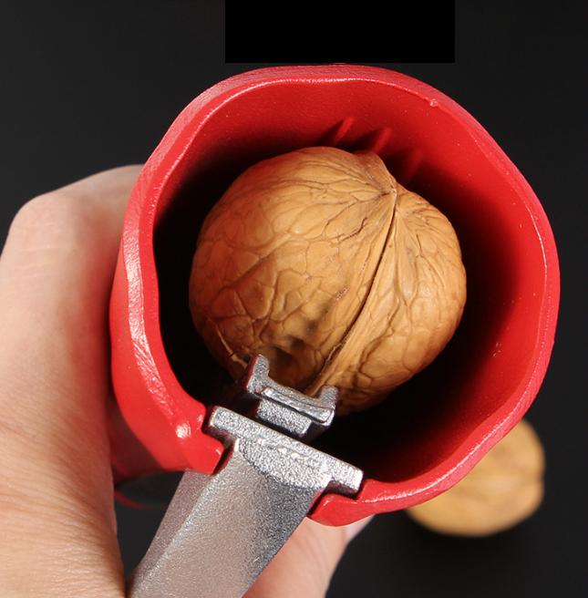 Noci di Mandorle Noci di Pecan Schiaccianoci Apri Noci in Lega di Zinco Sgusciatore Strumento da Cucina Pinze per Nocciole e Noci Sgusciatore Rapido Gadget per Castagne